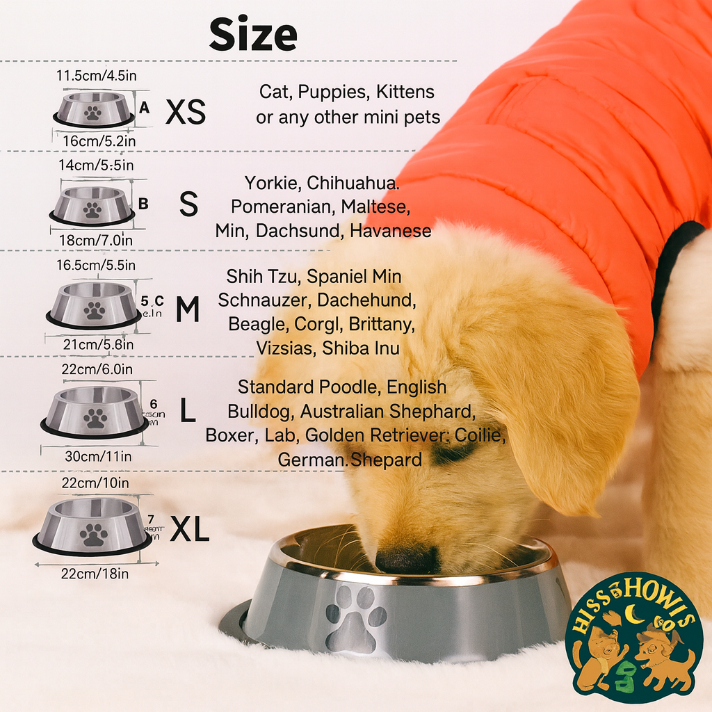 Dog Stainless Steel Pan
