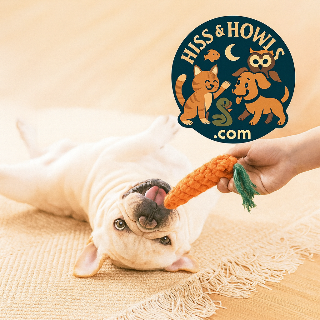 Chewy Carrot Dog Toy