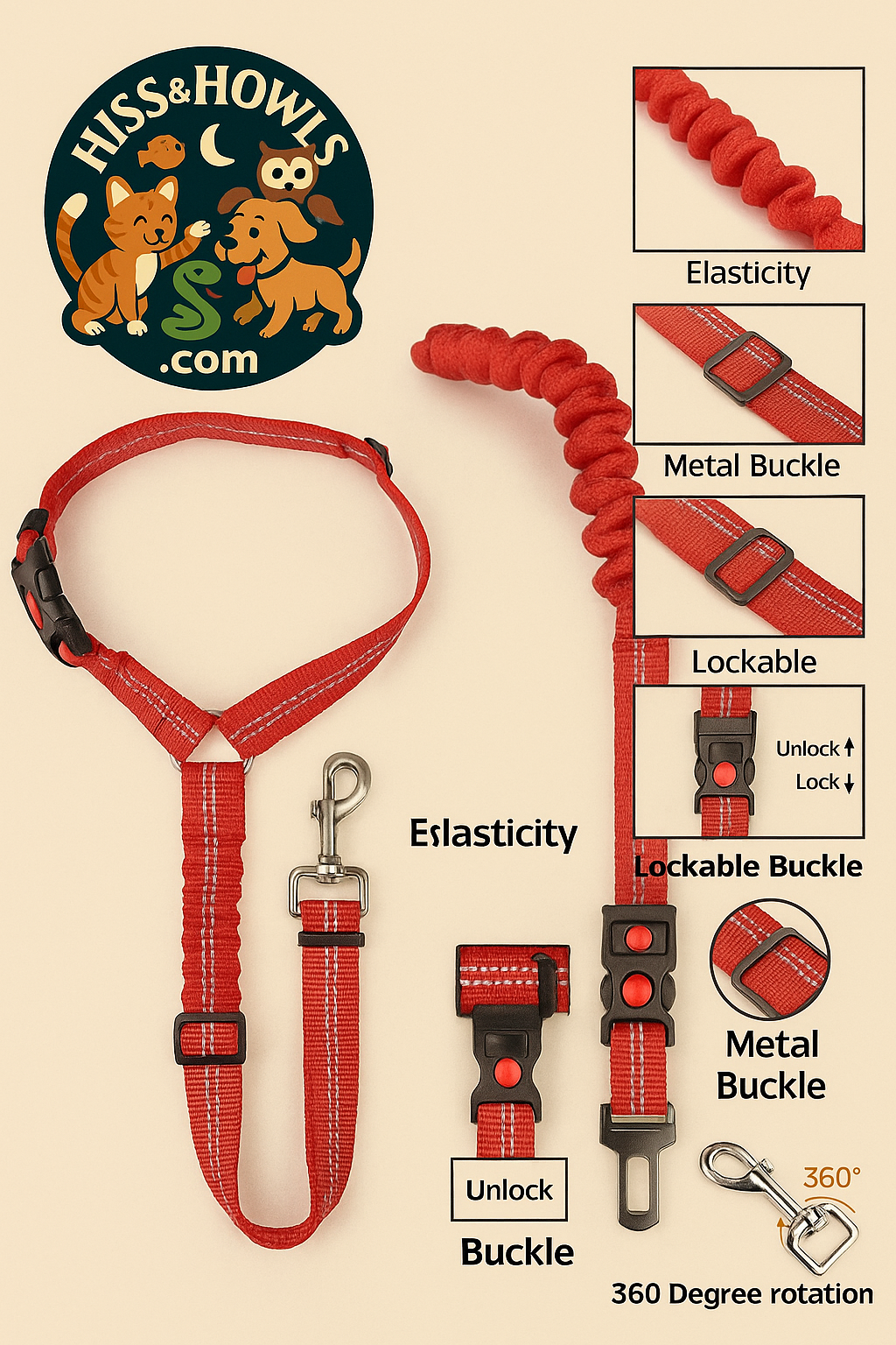 Dog Car Seat Belt