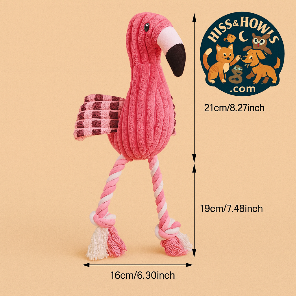 Dog Flamingo Chew Toy