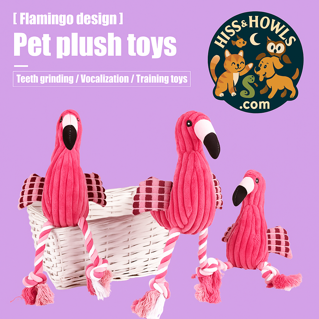 Dog Flamingo Chew Toy