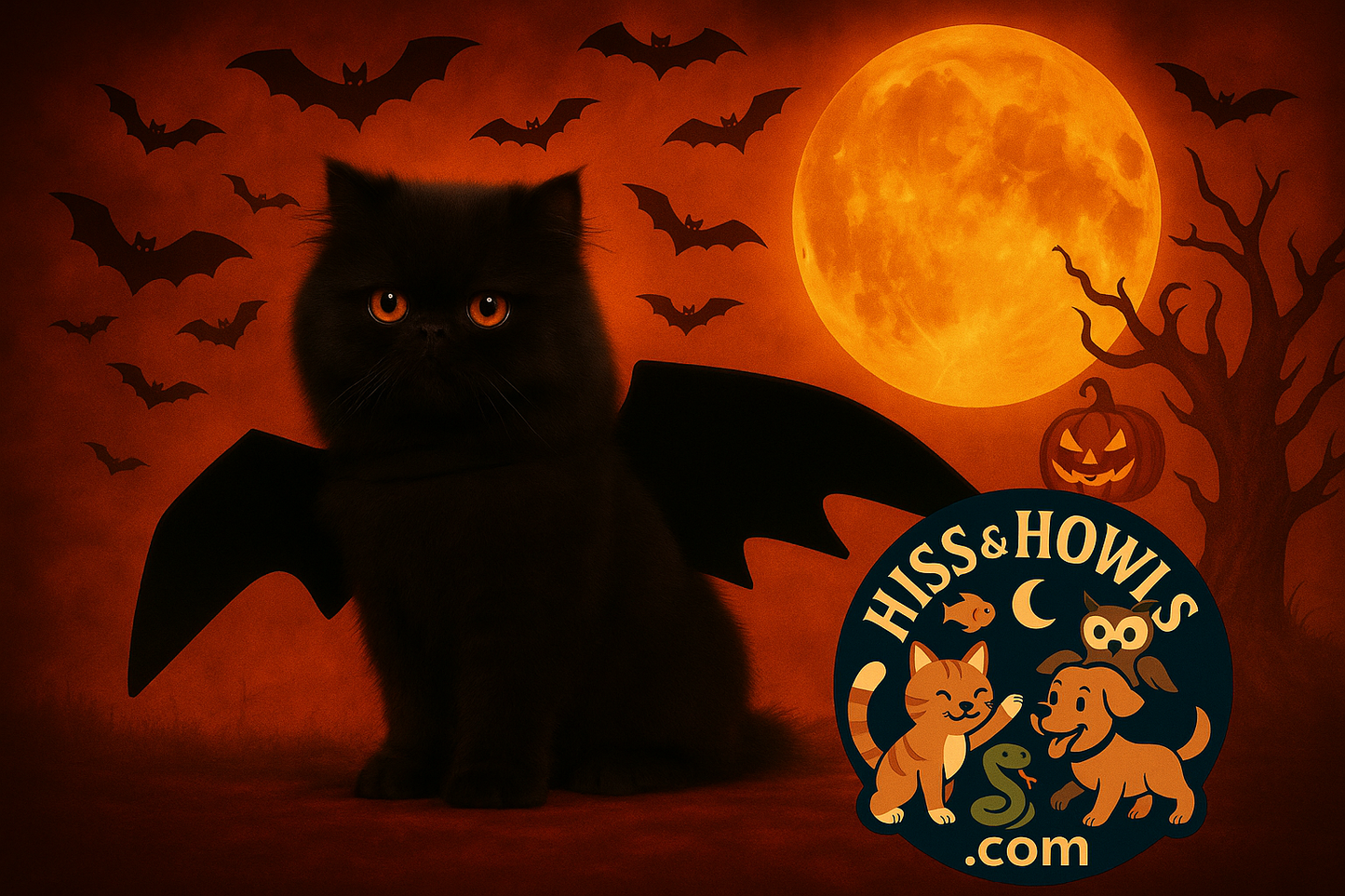 Pet Cat Bat Wings