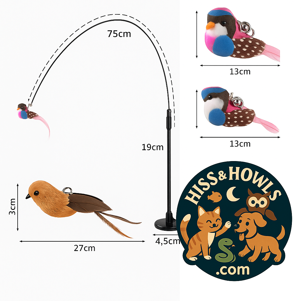 Cat Teaser Simulated Bird