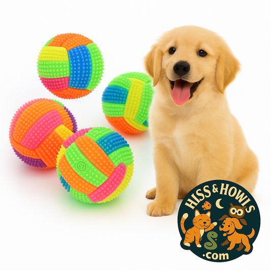 LED Bouncy Dog Chew Balls