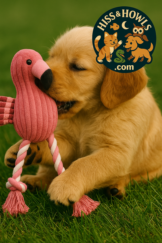 Dog Flamingo Chew Toy